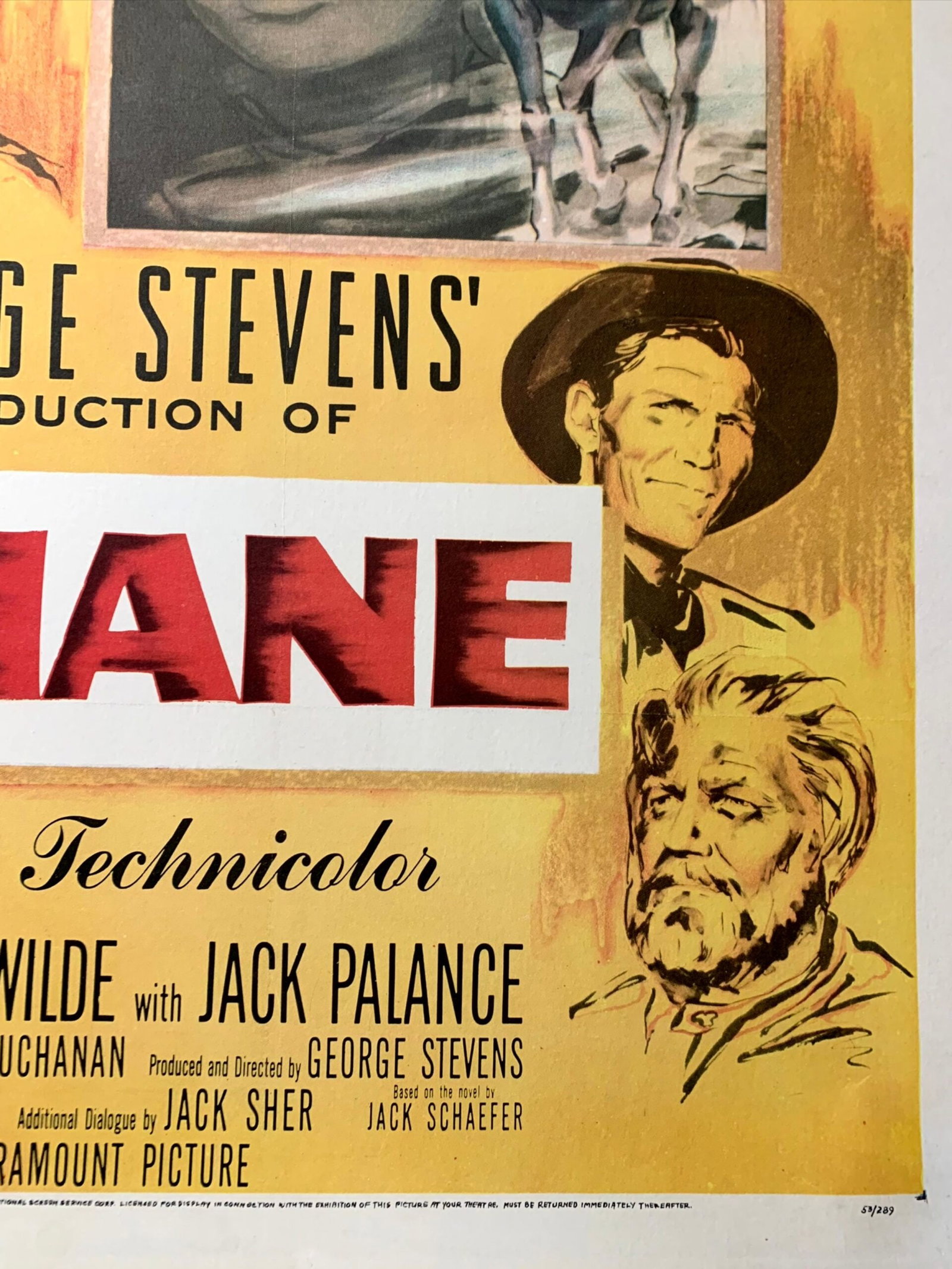 Shane (1953) and How The West Was Won (1962) US One Sheet Movie Posters LB - 6
