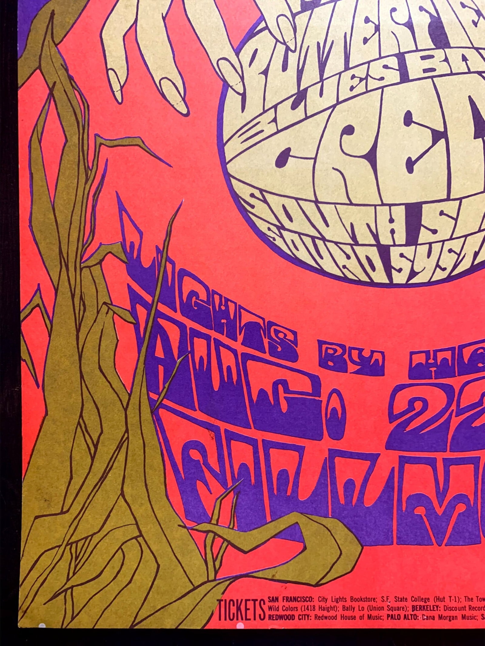 Cream - 1st Printing (1967) 14x21 BG-79 US Music Poster (Exc. Cond) - 5