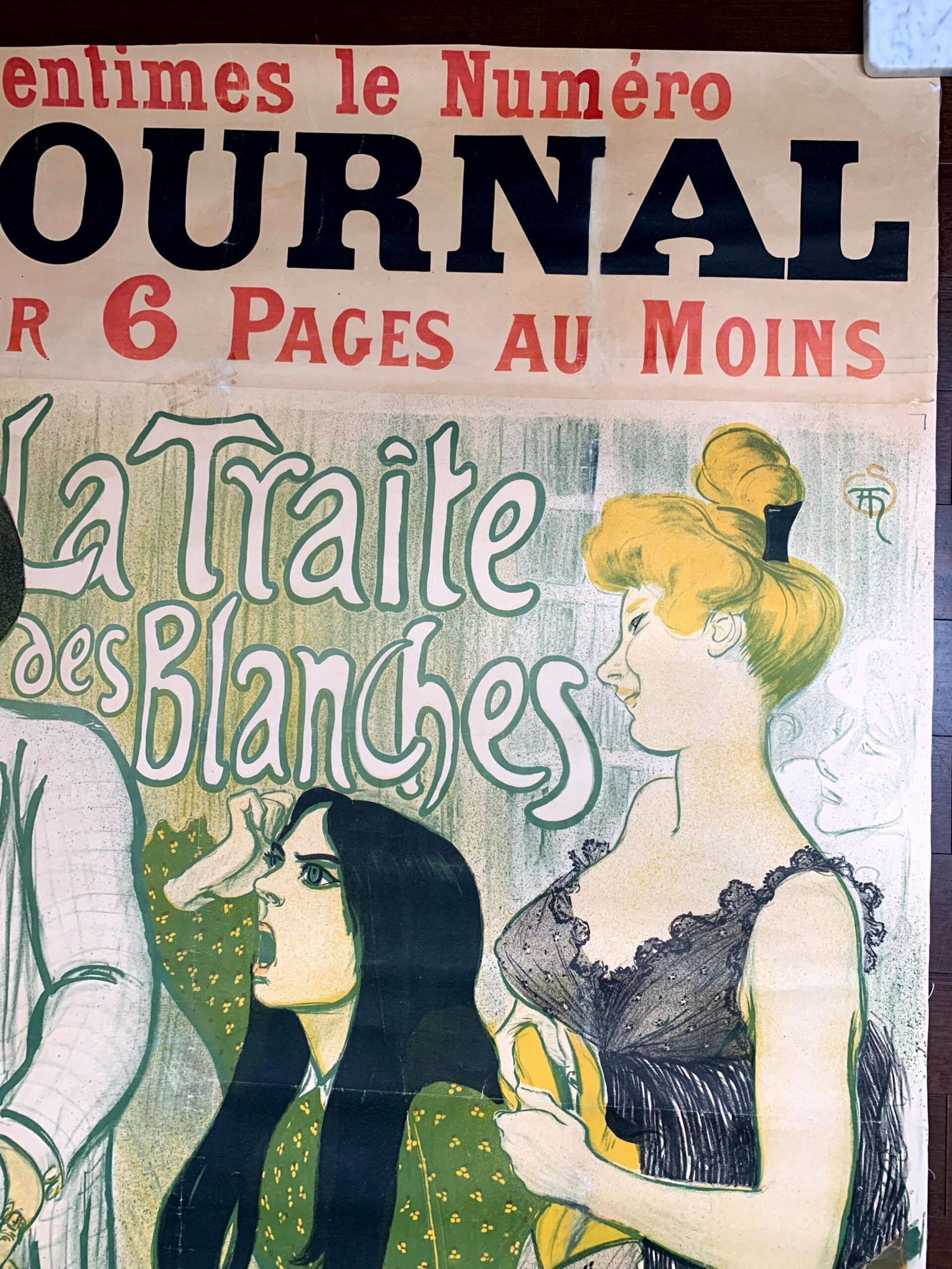 Le Journal - Art by Cappiello (1898) 13.75x20.75 French Litho Poster LB - 8
