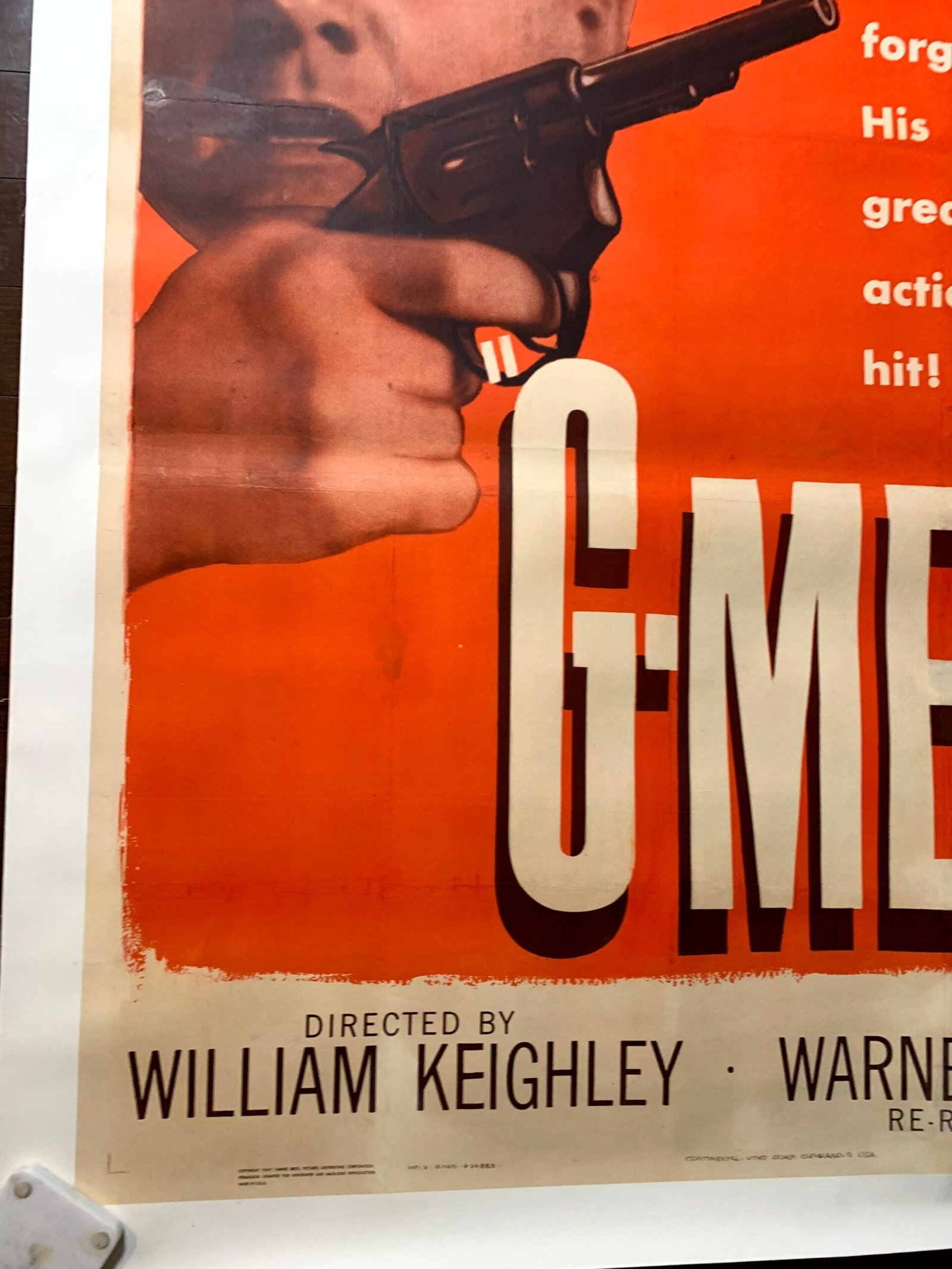G-Men - James Cagney (R-1949) US 3 Sheet Movie Poster LB - 4
