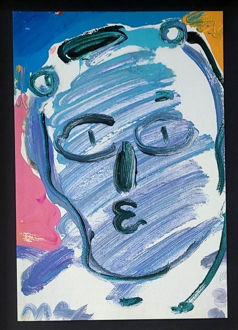 PETER MAX + POP ART + 1970'S SIGNED PRINT + NEW GOLDEN FRAME - 2
