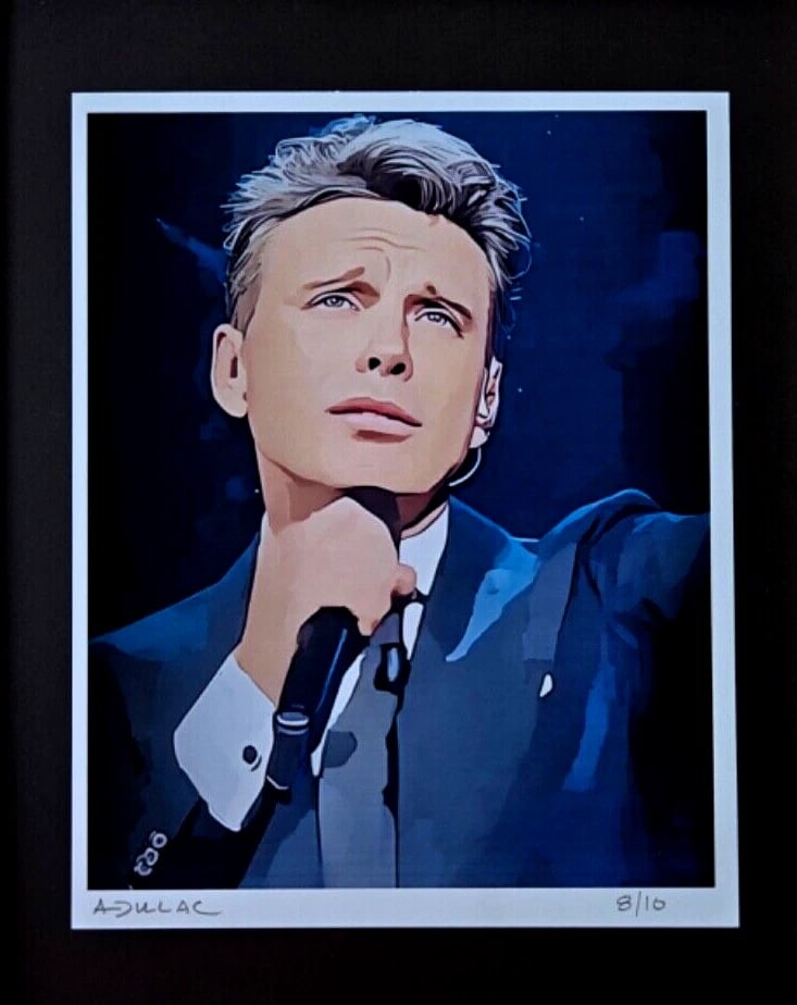 ALEXANDER DULAC + LUIS MIGUEL Hand Signed Authentic Print LtdEd of 10 COA - 2