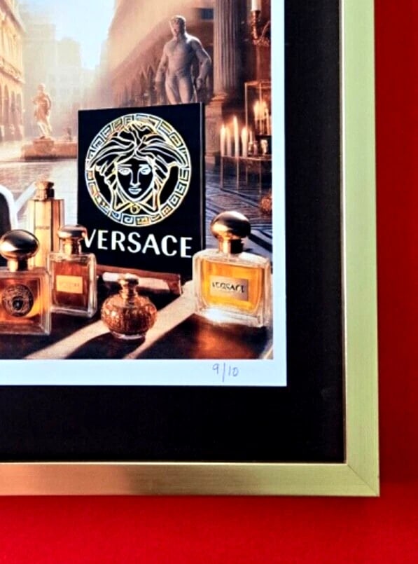 ALEXANDER DULAC VERSACE Hand Signed Authentic Framed Print Ltd.Ed. of 10 COA! - 3