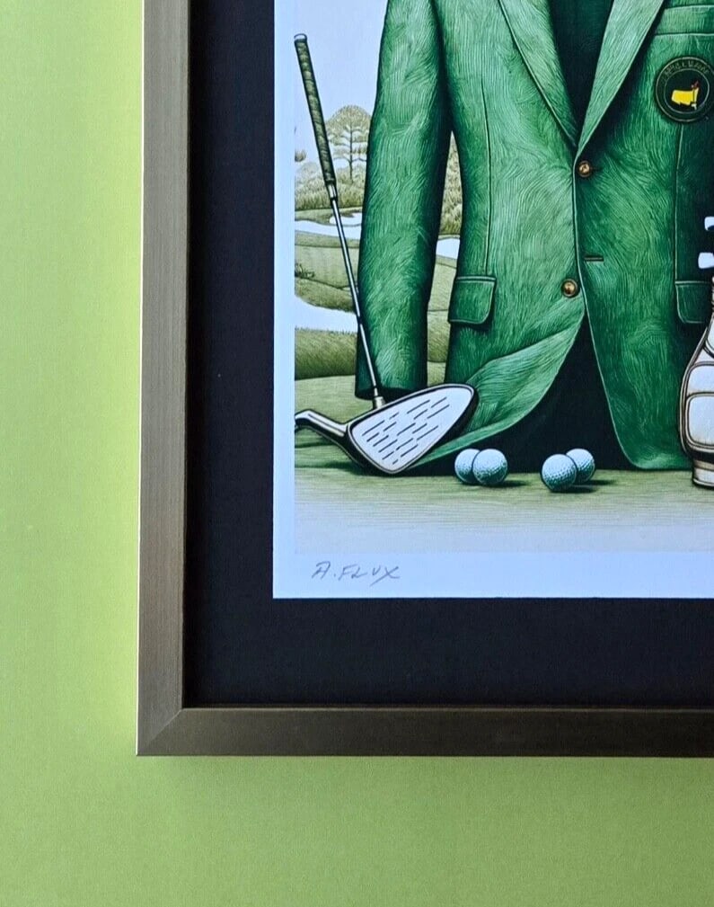 AIDAN FLUX | Hand Signed Original Print Framed | LtdEd. of 69 COA The Masters - 4