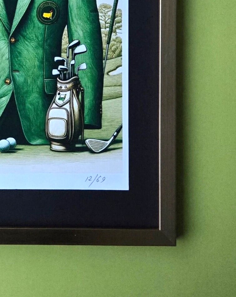 AIDAN FLUX | Hand Signed Original Print Framed | LtdEd. of 69 COA The Masters - 5