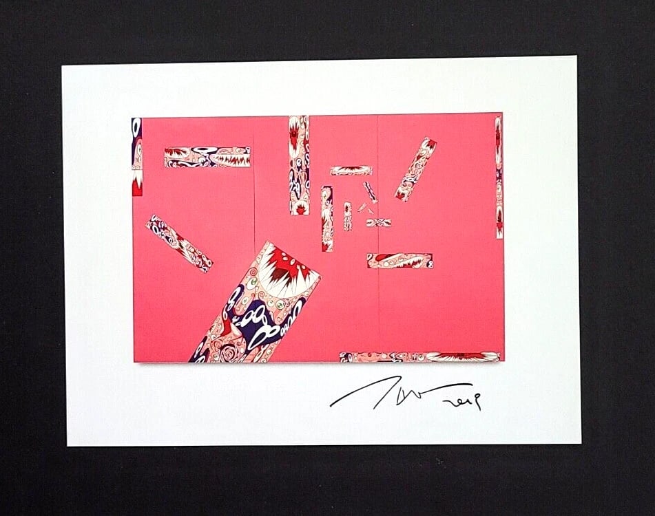 TAKASHI MURAKAMI + AWESOME SIGNED ART PRINT FROM JAPAN + WITH NEW FRAME - 2