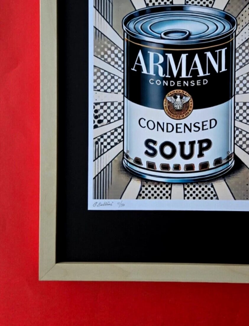 CHIARA BELLINI | ARMANI CONDENSED SOUP Hand Signed Authentic Print LtdEd COA - 3