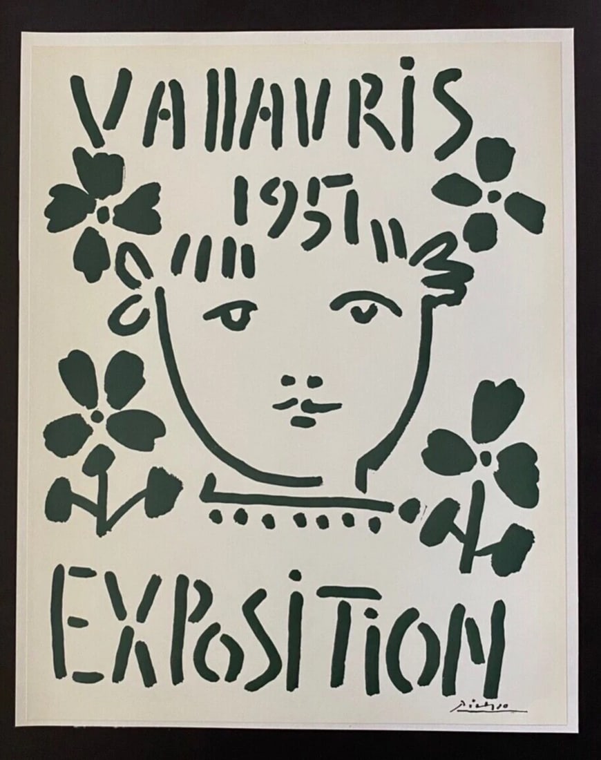 PABLO PICASSO 1971 PRINT + SIGNED + MOUNTED AND FRAMED - 2