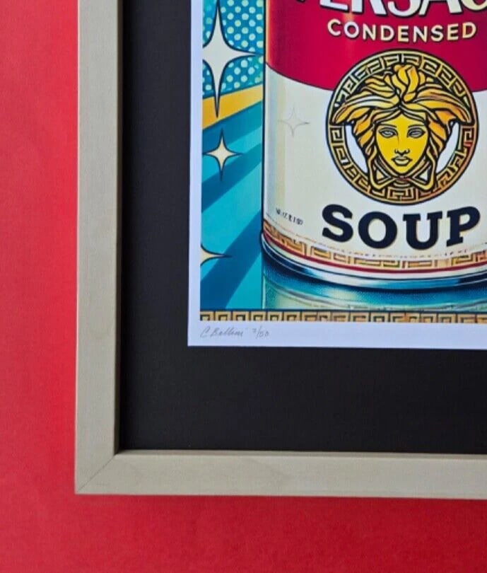 CHIARA BELLINI | VERSACE CAMPBELL'S SOUP Hand Signed Authentic Print LtdEd COA - 3