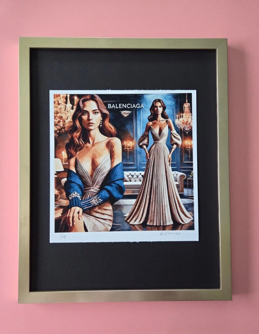 ALEXANDER DULAC | BALENCIAGA Hand Signed Authentic Print Edition of 10 | COA (1 of 5)