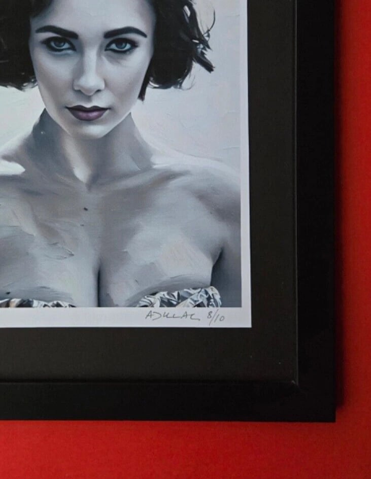 ALEXANDER DULAC | ELIZABETH TAYLOR Hand Signed Authentic Print Ed of 10 COA - 4