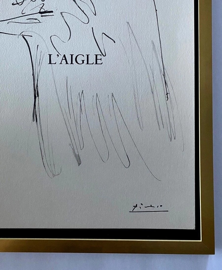 Pablo Picasso Original 1957 Lithograph Signed | Framed Ready to Display - 2