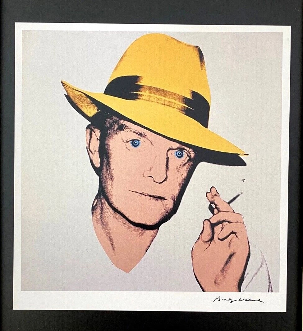 ANDY WARHOL | TRUMAN CAPOTE SIGNED VINTAGE PRINT | MOUNTED AND FRAMED - 2
