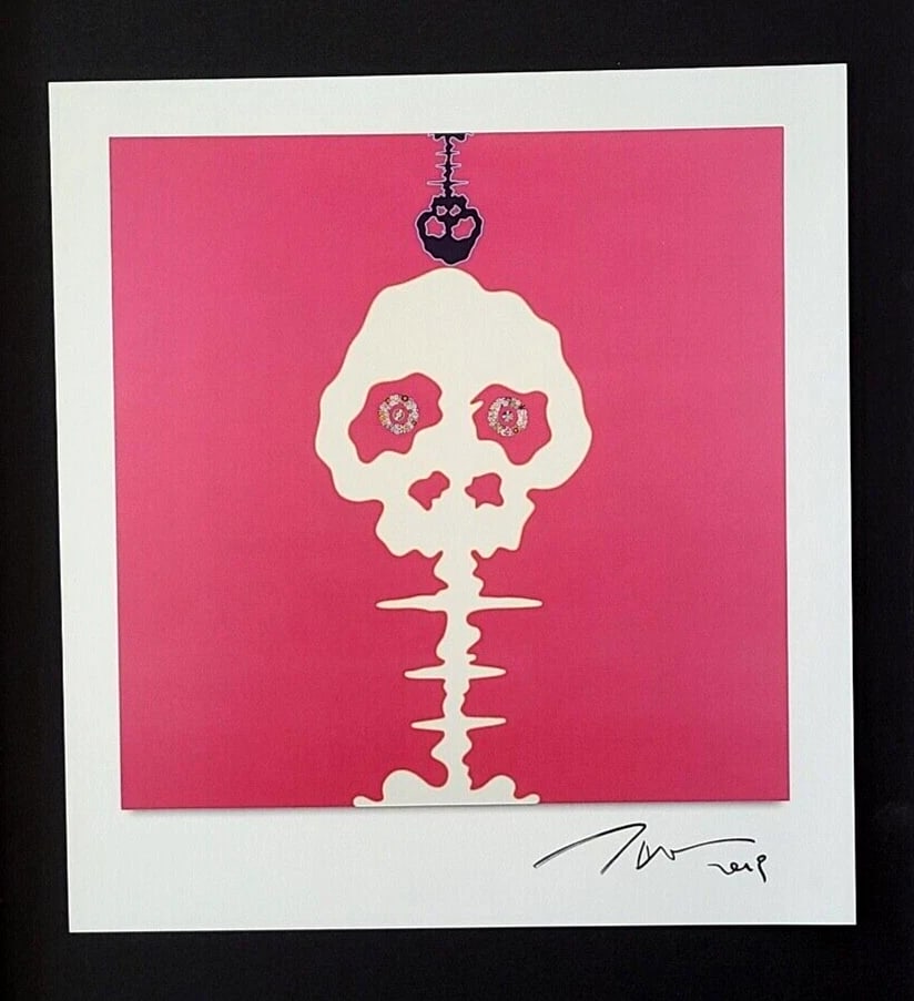 TAKASHI MURAKAMI + AWESOME SIGNED ART PRINT FROM JAPAN + WITH NEW FRAME - 2