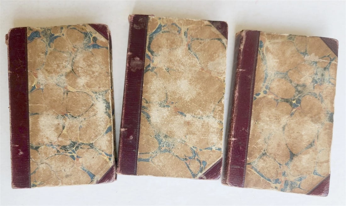 1793 LIFE & ADVENTURES of ROBINSON CRUSOE 3 VOLS antique ILLUSTRATED in ENGLISH - 3