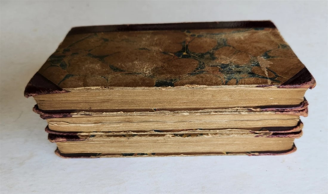 1793 LIFE & ADVENTURES of ROBINSON CRUSOE 3 VOLS antique ILLUSTRATED in ENGLISH - 4