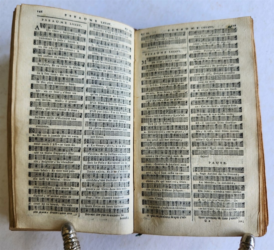 1796 BIBLE in FRENCH LA SAINTE BIBLE NEW TESTAMENT antique FINE BINDING - 8