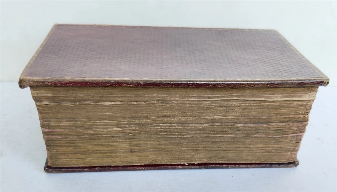 1818 BIBLE in DUTCH NEW TESTAMENT antique FINE BINDING - 3