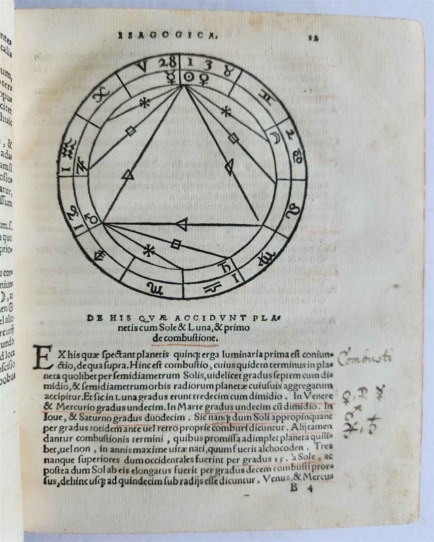 1553 Almanach Novum by Petrus Pitatus ANTIQUE astronomy astrology RARE - 6