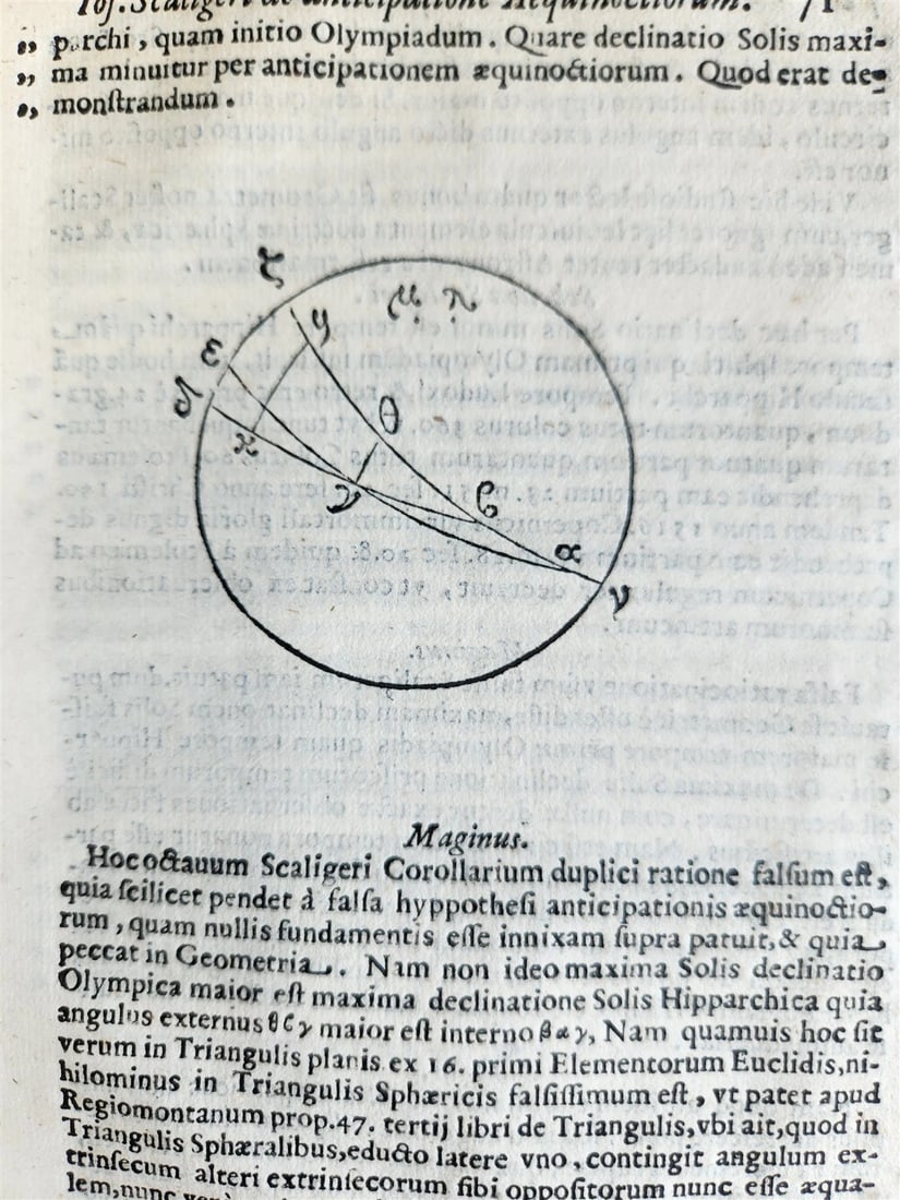 1607 De ASTROLOGICA RETIONE Giovanni Antonio Magini ANTIQUE astronomy astrology - 7