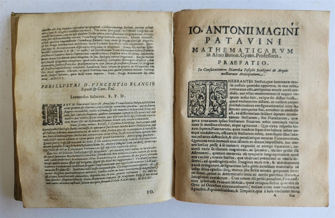 1607 De ASTROLOGICA RETIONE Giovanni Antonio Magini ANTIQUE astronomy astrology - 9