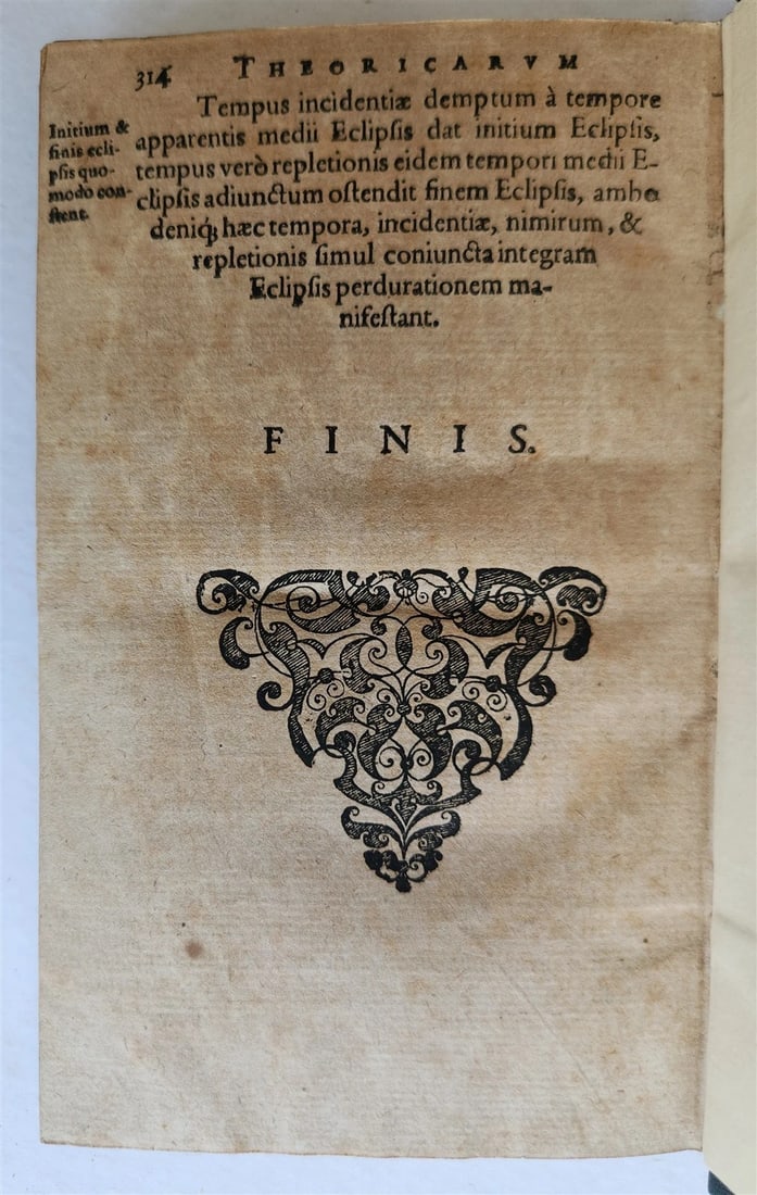 1608 ASTRONOMY aligned w/ N.COPERNICUS by G. Magini ANTIQUE illustrated - 2