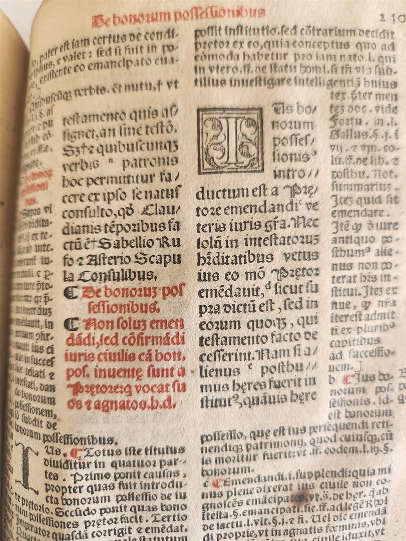 1560 LAW BOOK Institutiones Iuris Civilis D. Iustiniani ANTIQUE 16c GIUNTA PRESS - 10
