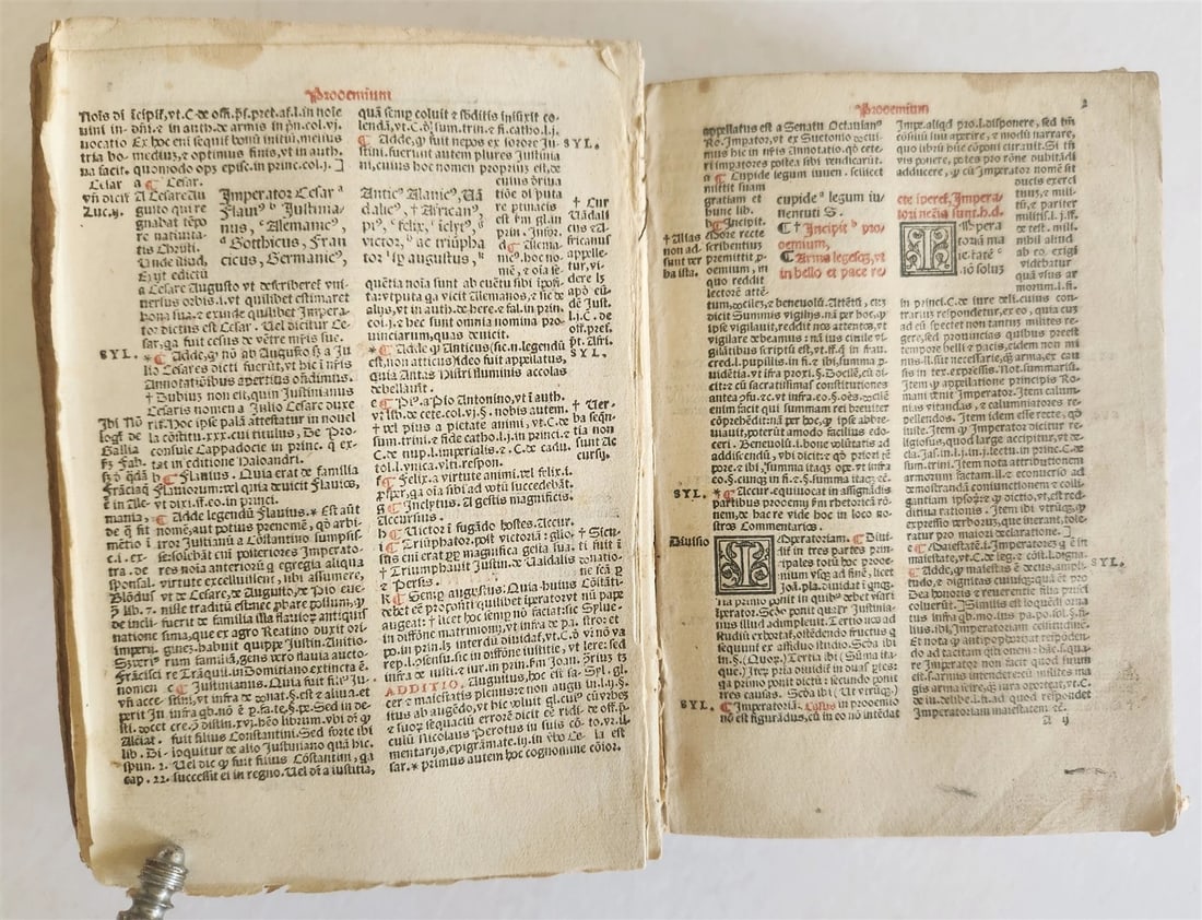 1560 LAW BOOK Institutiones Iuris Civilis D. Iustiniani ANTIQUE 16c GIUNTA PRESS - 13