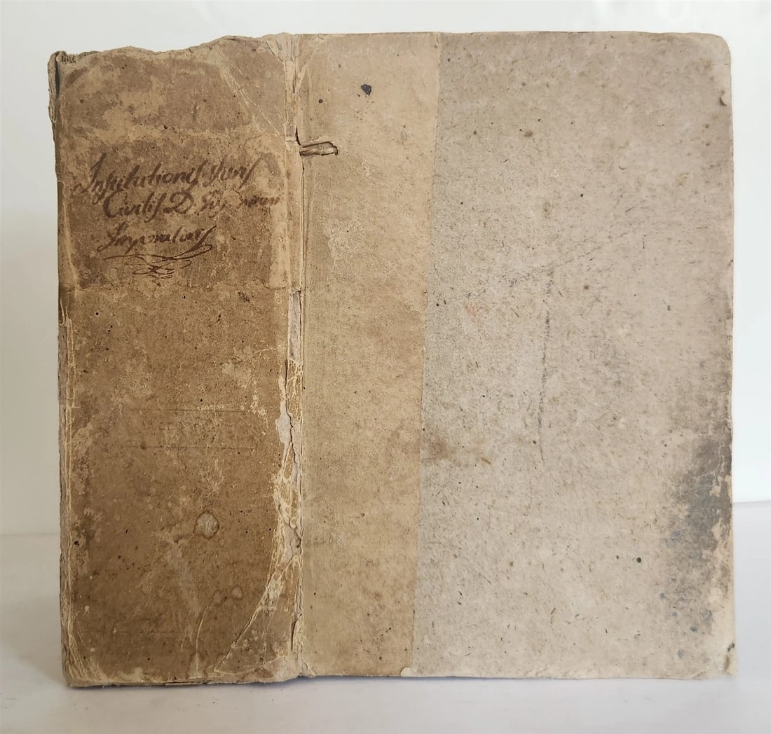 1560 LAW BOOK Institutiones Iuris Civilis D. Iustiniani ANTIQUE 16c GIUNTA PRESS - 4