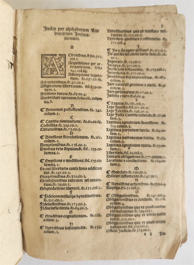 1560 LAW BOOK Institutiones Iuris Civilis D. Iustiniani ANTIQUE 16c GIUNTA PRESS - 6