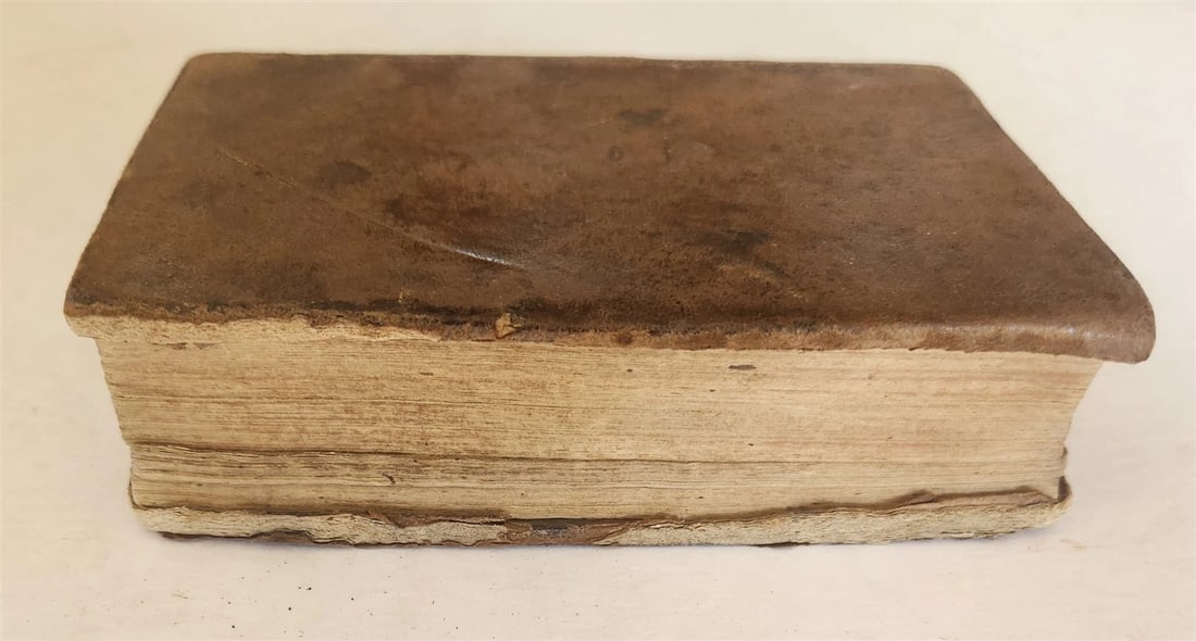 1607 BIBLE in LATIN Biblia Sacra ANTIQUE - 3