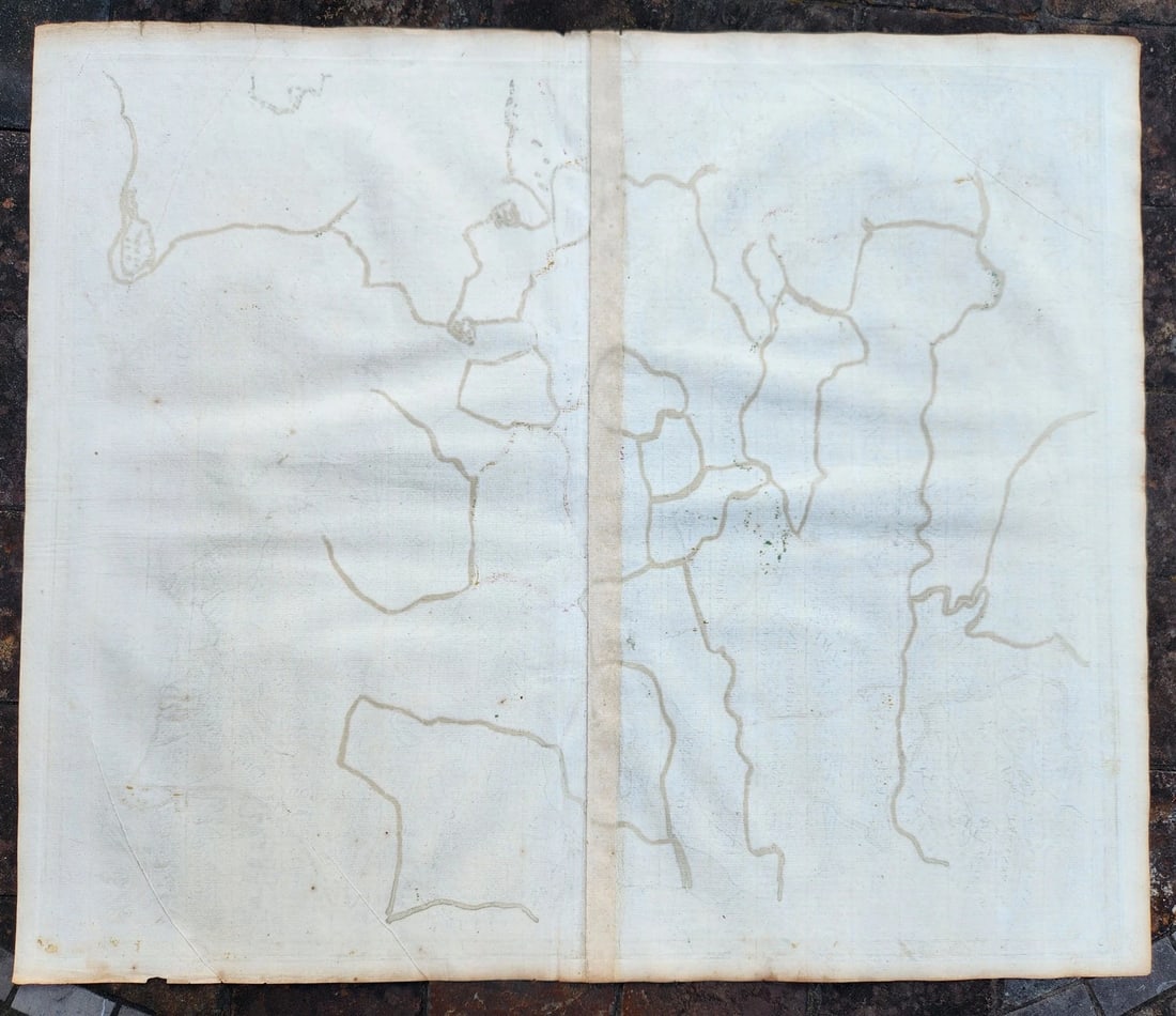 1721 MAP of RUSSIA - MOSCOVEY in EUROPE by Abel Ketelbey ANTIQUE - 9