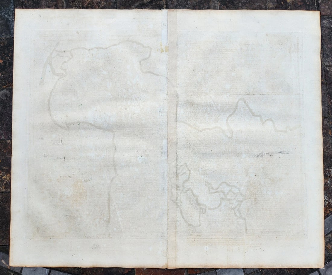1721 MAP of FRANCE - SAVOY & PIEDMONT ANTIQUE w/ plan of Turin & view of Verrua - 8