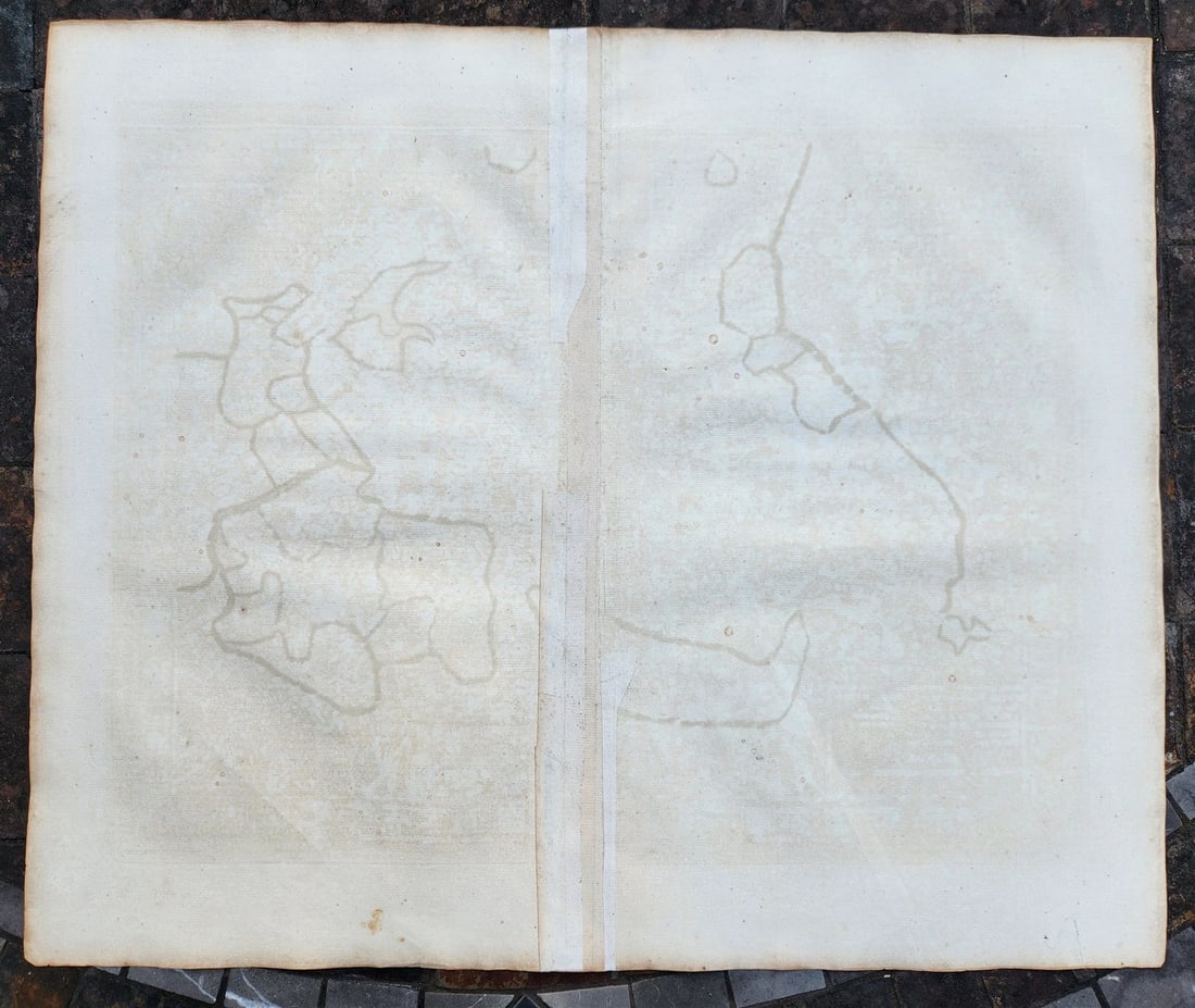 1720 MAP of SWITZERLAND & country of GRISONS w/CRESTS of CANTONS antique ENGLISH - 10