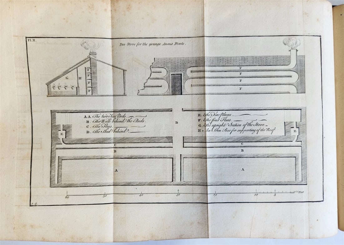 1771 Abridgement of the Gardeners Dictionary ILLUSTRATED in ENGLISH antique - 15