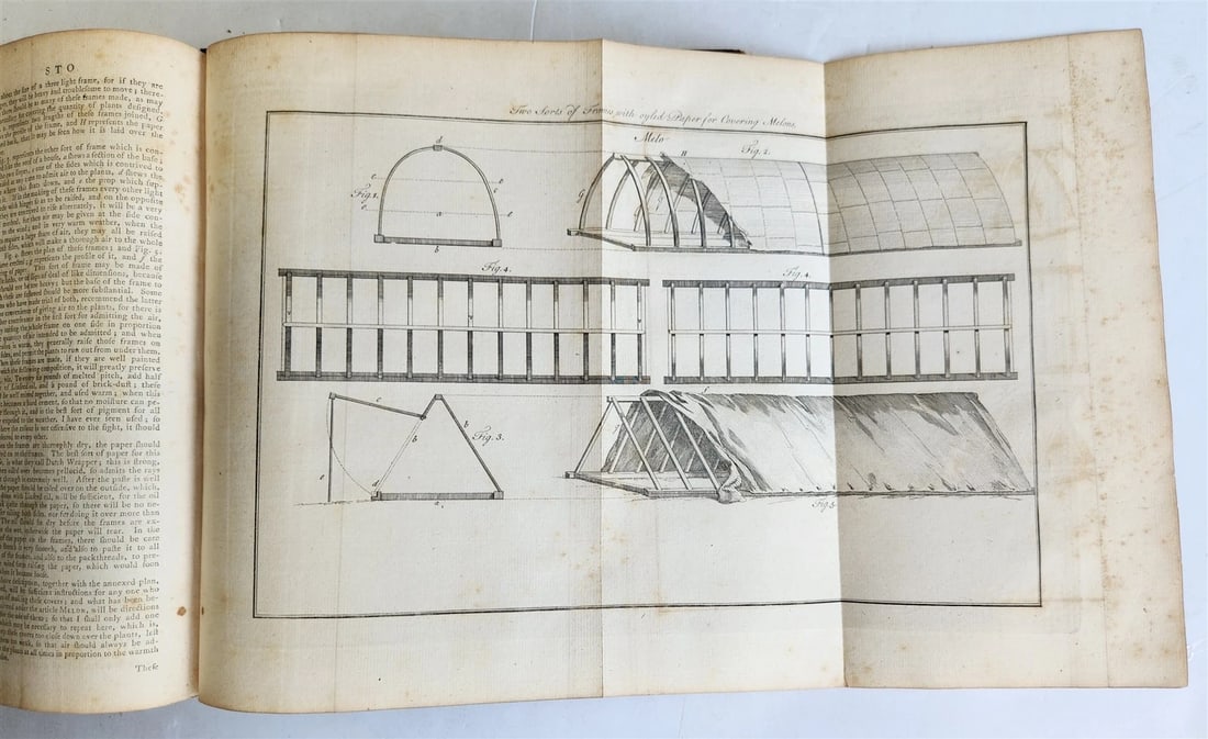 1771 Abridgement of the Gardeners Dictionary ILLUSTRATED in ENGLISH antique - 18