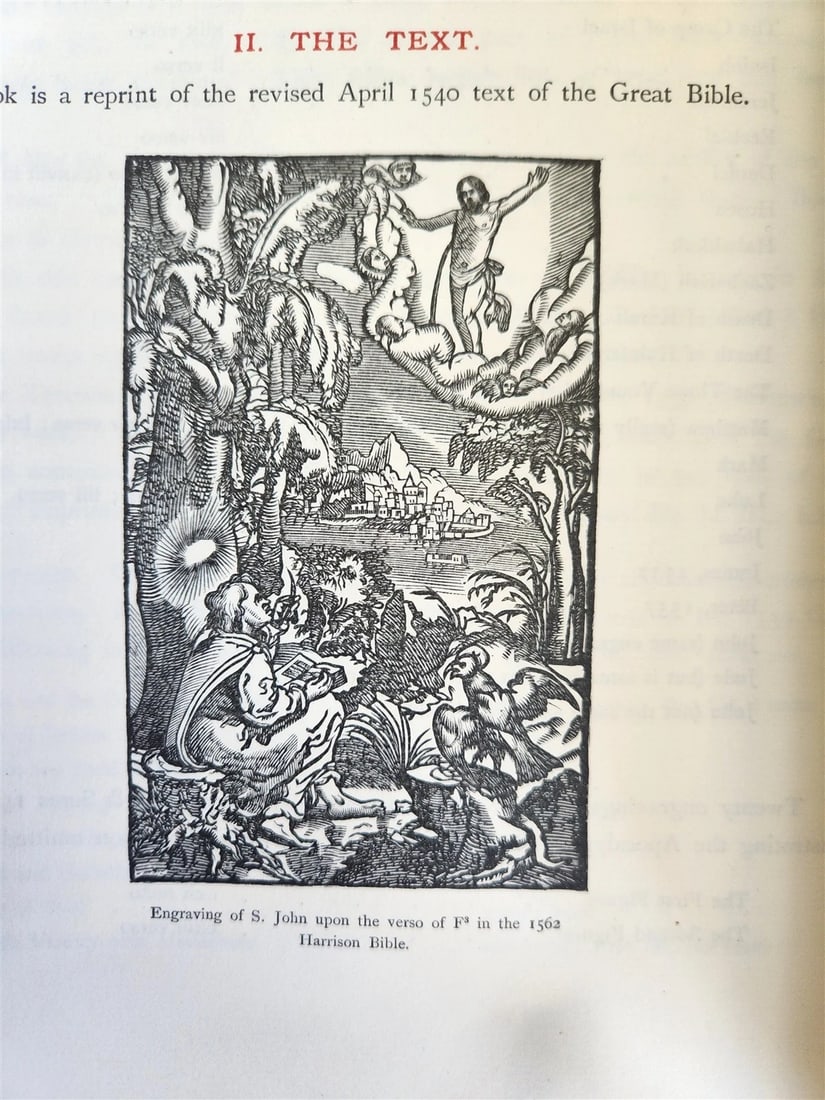 1899 ENGLISH BIBLE in JOHN RYLANDS LIBRARY 1525 -1640 illustrated folio ANTIQUE - 11