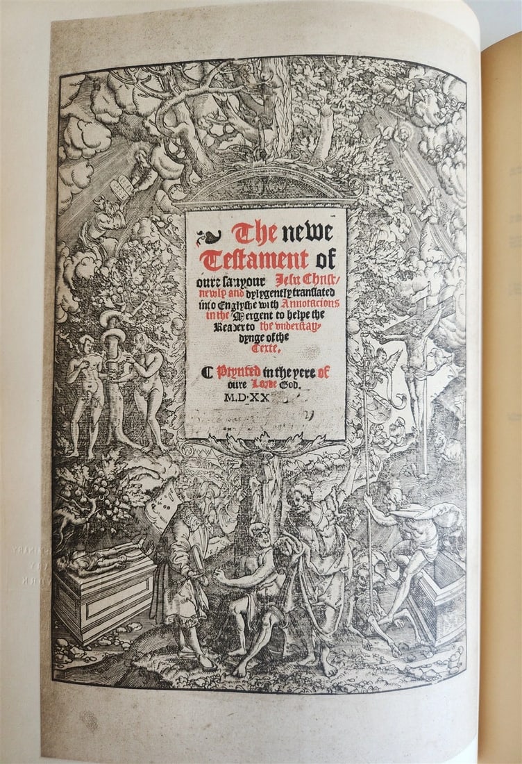 1899 ENGLISH BIBLE in JOHN RYLANDS LIBRARY 1525 -1640 illustrated folio ANTIQUE - 19