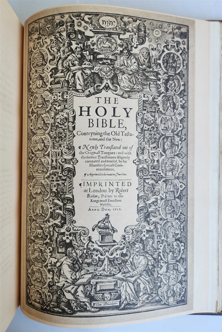 1899 ENGLISH BIBLE in JOHN RYLANDS LIBRARY 1525 -1640 illustrated folio ANTIQUE: ENGLISH BIBLE in the JOHN RYLANDS LIBRARY 1525 to 1640 Printed for Private Circulation: Hazell, Watson and Viney, Ltd., London and Aylesbury ; 1899 by Lovett (Richard) printed in red & black, plates,