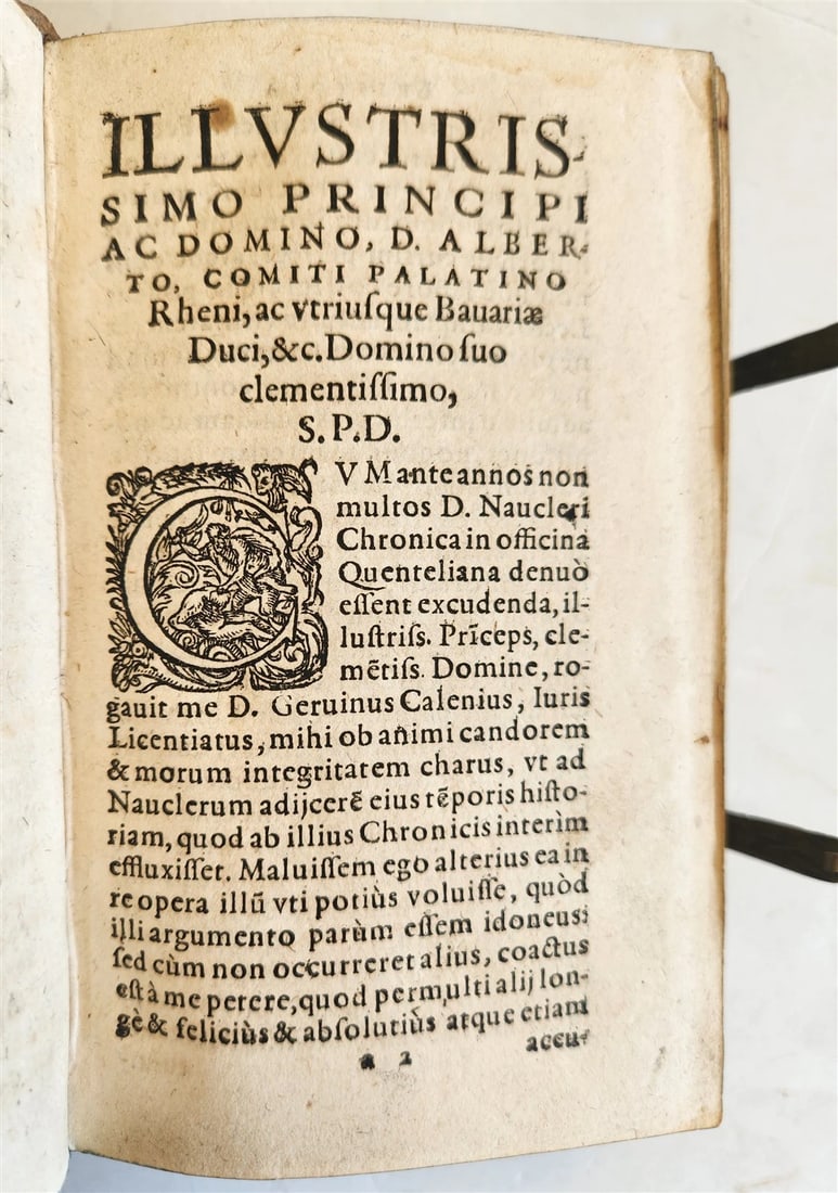 1566 COMMENTARIES on WORLD'S EVENTS by Laurentius Surius ANTIQUE - 5