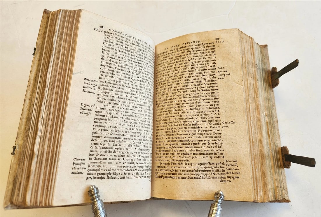 1566 COMMENTARIES on WORLD'S EVENTS by Laurentius Surius ANTIQUE - 9