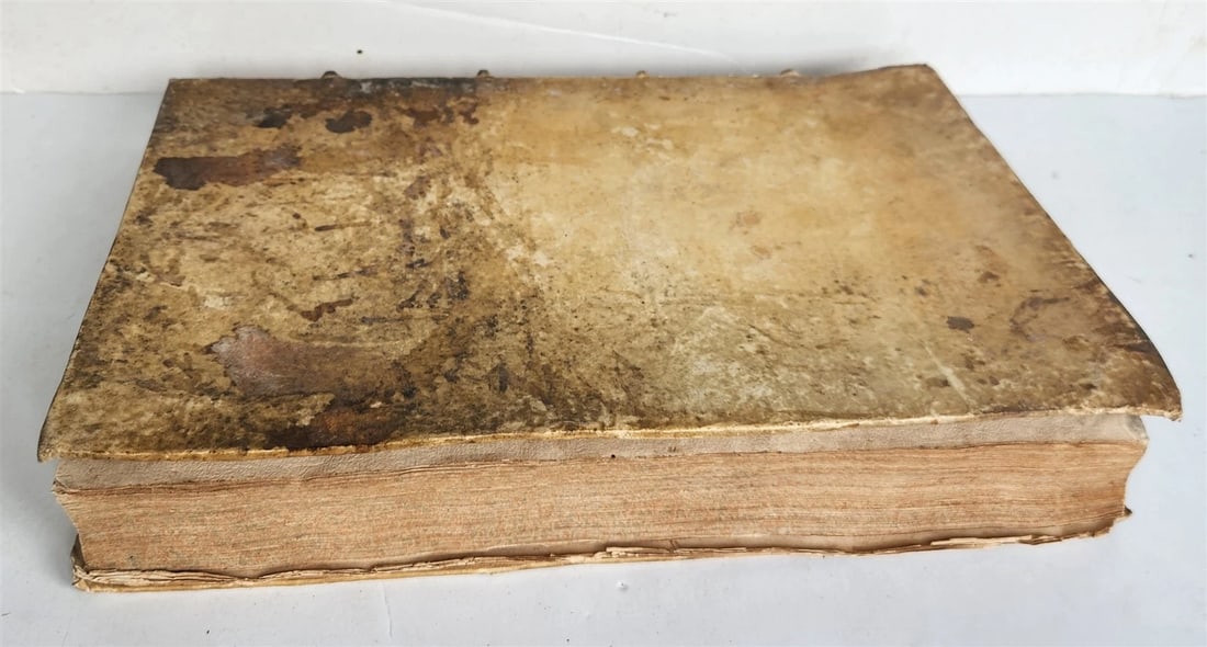 1573 WORKS of GREGORY of NYSSA antique VELLUM BOUND 16th CENTURY FOLIO - 4