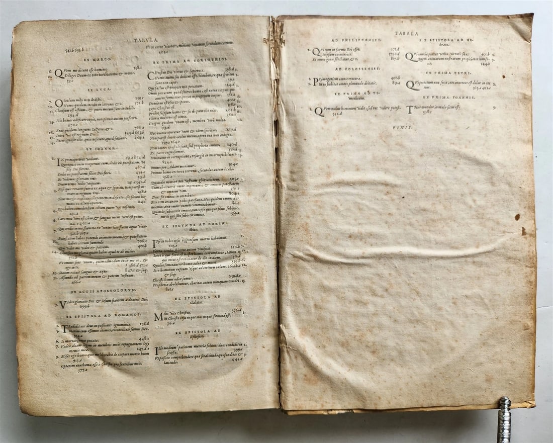 1573 WORKS of GREGORY of NYSSA antique VELLUM BOUND 16th CENTURY FOLIO - 5