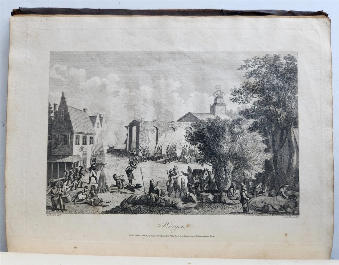 1800 Narrative of Expedition to Holland in 1799 antique ILLUSTRATED 18th century - 8