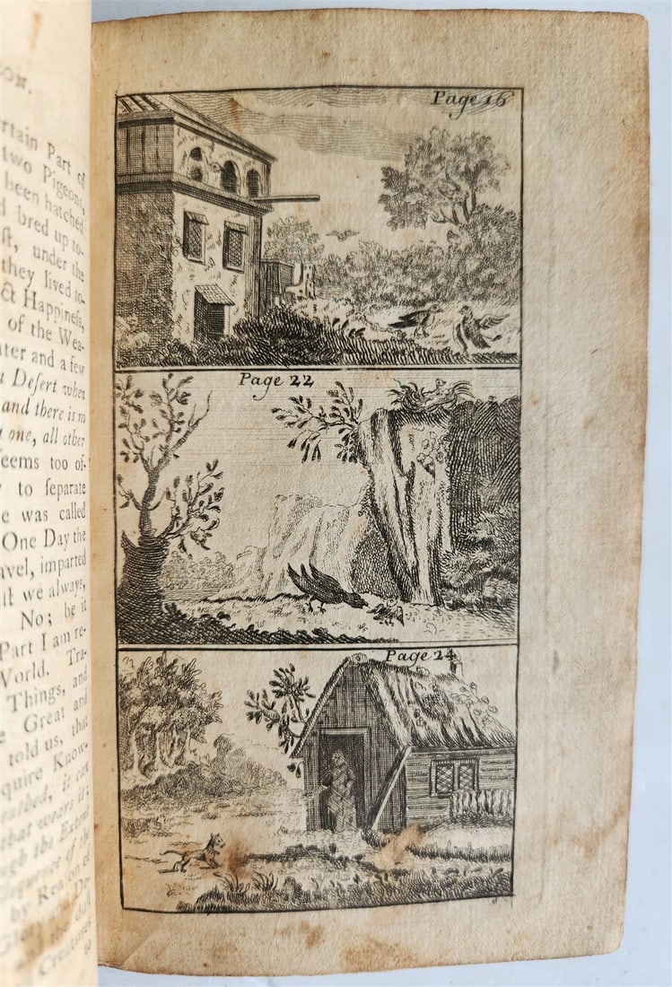 1776 FABLES in English INDIAN SANSKRIT EPIC Panchatantra ILLUSTRATED antique - 13