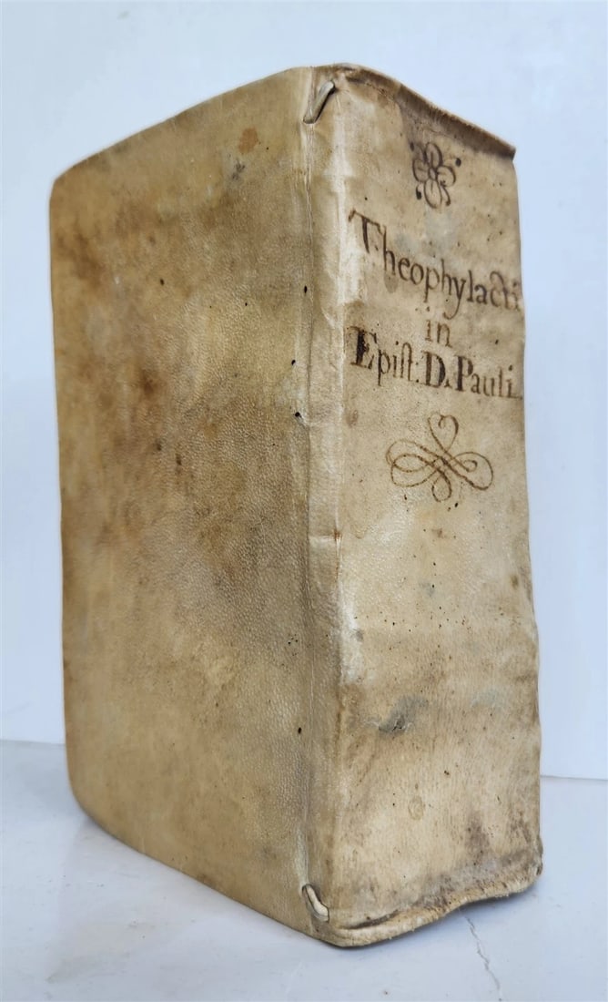 1537 Theophylactus de Achrida ANTIQUE In omnes D. Pauli epistolas enarrationes - 2