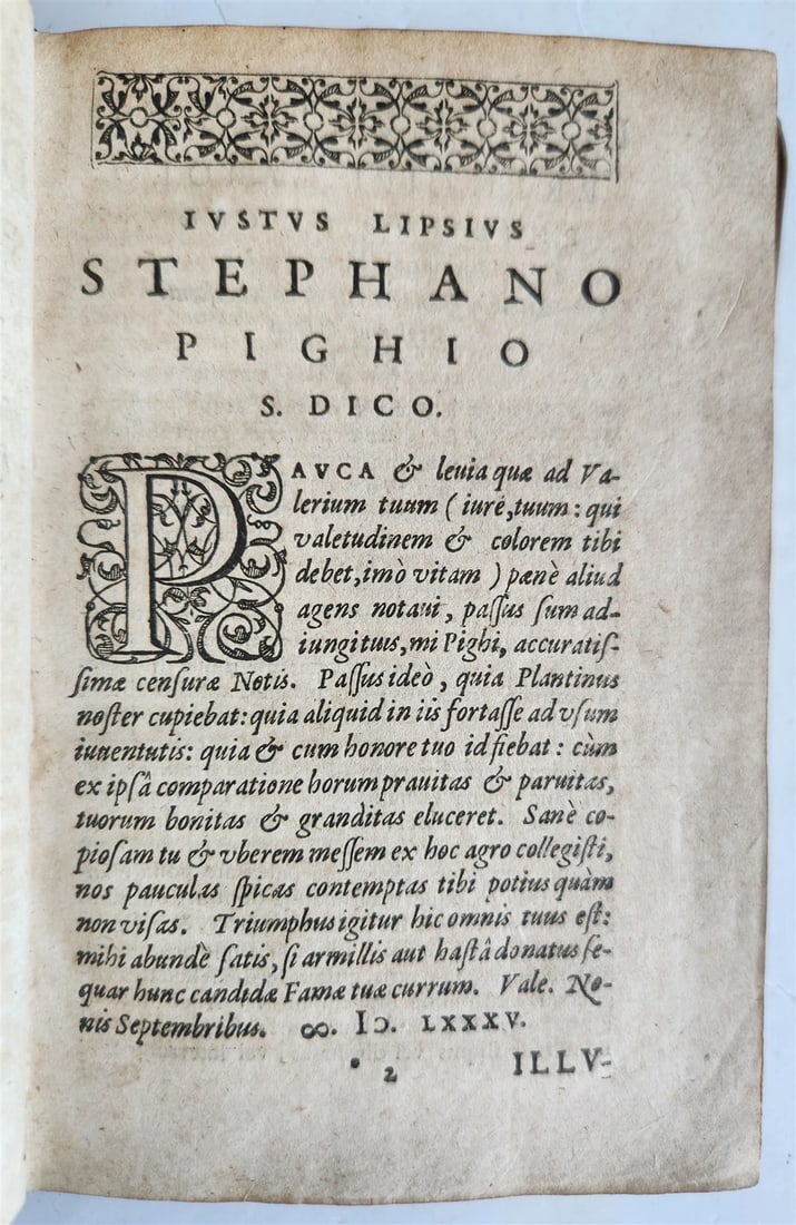 1594 PLANTIN PUBLISHING VALERIUS MAXIMUS VELLUM antique 16th Century - 8