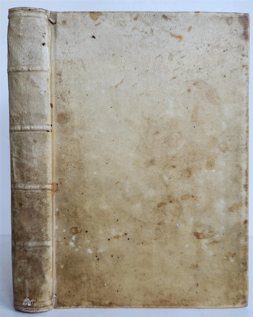 1567 LIFE of CHARLES V by Lodovico Dolce antique VELLUM BINDING 16th CENTURY - 2