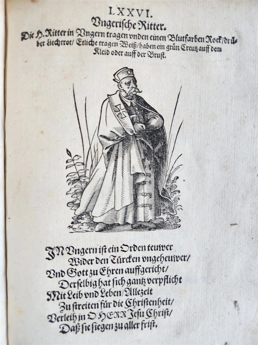 1585 ORDERS of CATHOLIC CHURCH Lonicer ILLUSTRATED by JOST AMMAN antique VELLUM - 10