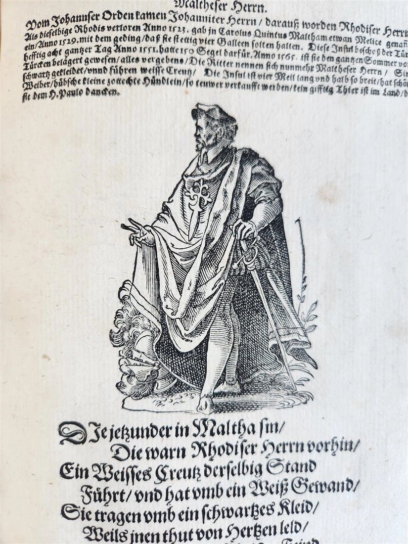1585 ORDERS of CATHOLIC CHURCH Lonicer ILLUSTRATED by JOST AMMAN antique VELLUM - 11
